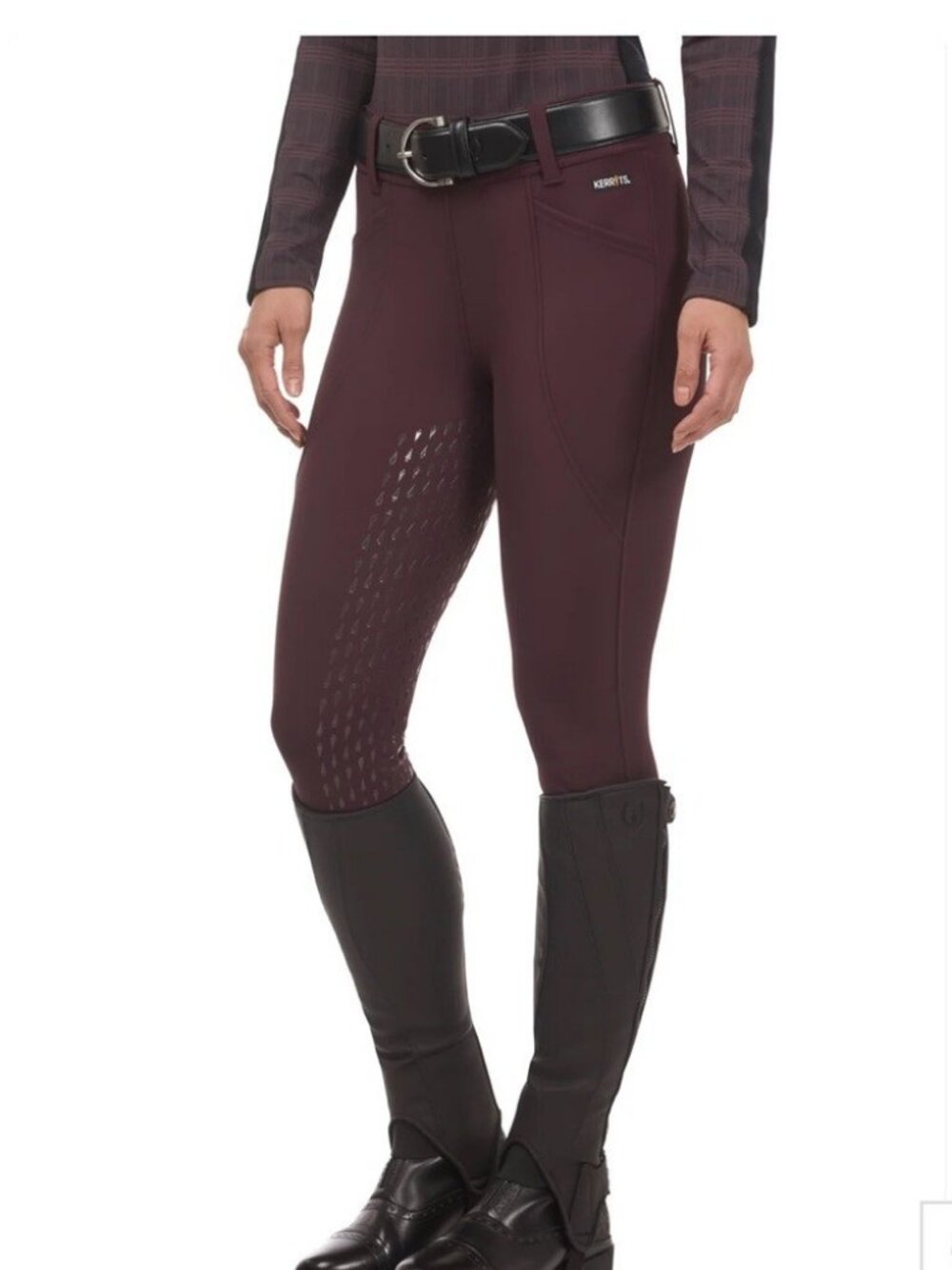 Kerrits Red 3-Season Tailored Full Seat Riding Breech Size S